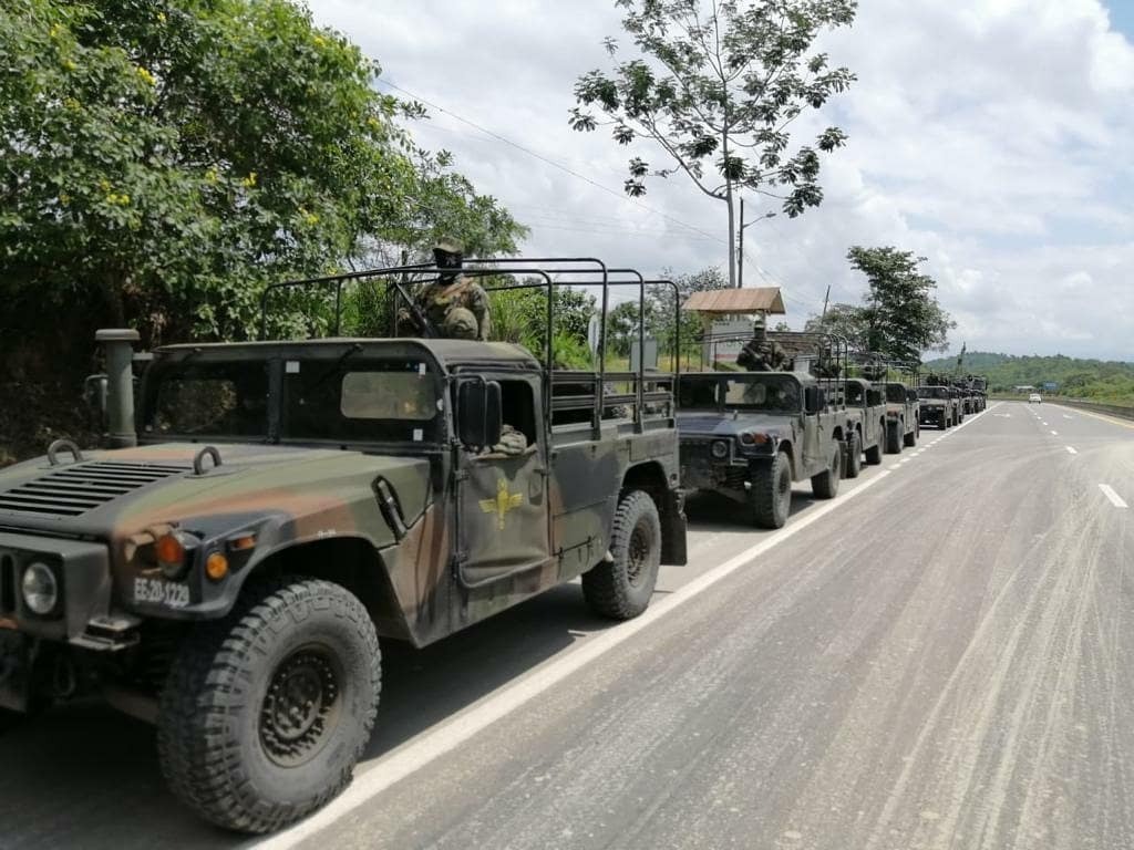 Ejército Ecuatoriano se topó con sujetos armados en Sucumbíos