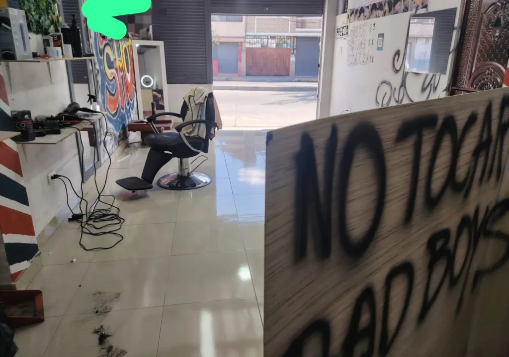 Intento de robo en barbería de Riobamba
