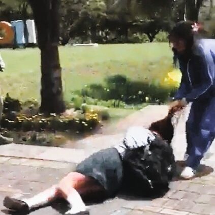 Estudiante golpeó a su compañera en el parque Itchimbía en Quito