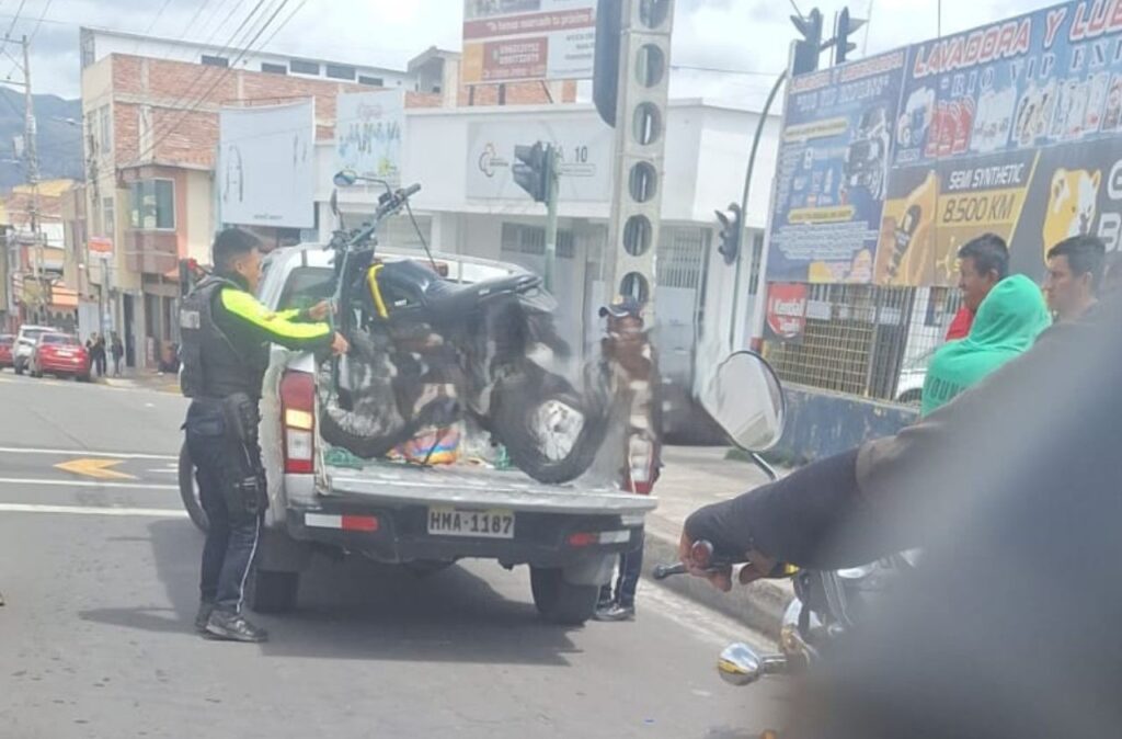 Accidente de tránsito Antonio José y Edelberto