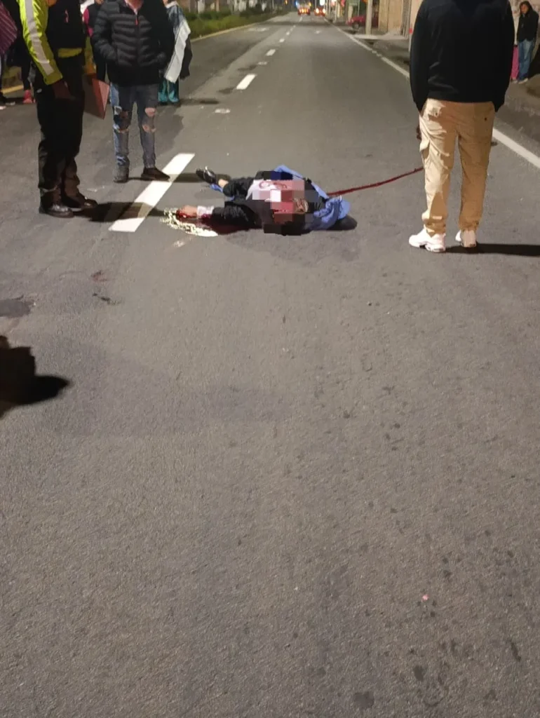 Hombre muere atropellado en San Andrés - Guano