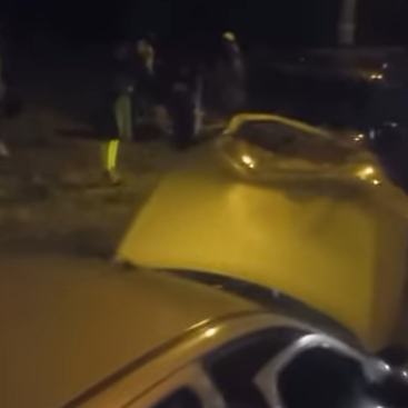 Accidente en la vía Riobamba - Penipe