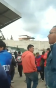 Bronca en el estadio Timoteo Machado