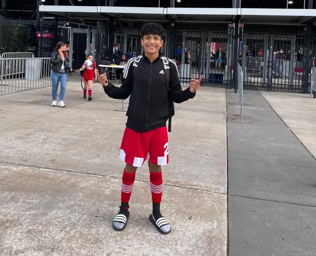 Riobambeño, joven promesa del fútbol en Estados Unidos