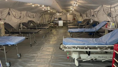 Alausí recibió dos hospitales de campaña donados por EEUU