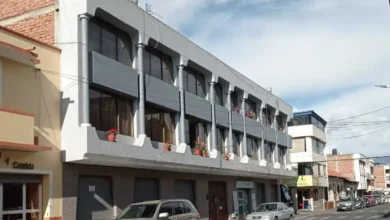 El centro de Riobamba es una zona muy comercial.