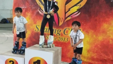 Akiro Takashi y Kenji Tadashi Aucancela Pilamunga, gemelos son la sensación a su corta edad en patinaje.