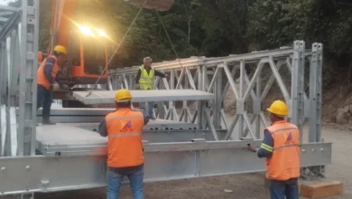 Vía Guayaquil - Riobama cerrada hasta el 7 de junio por colocación de puente Bailey.