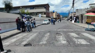 Calles de Riobamba con baches serán tapados