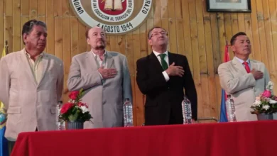 Iván Saquicela rindió declaraciones sobre su relación con Terán durante su visita en Riobamba.