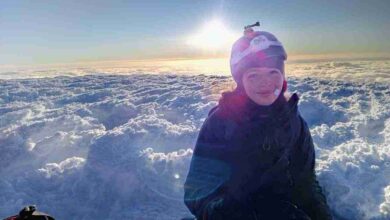 Adolescente de 13 años conquistó el nevado Chimborazo