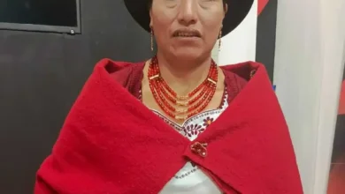 María Alcoser, candidata a la Asamblea provincial por Chimborazo