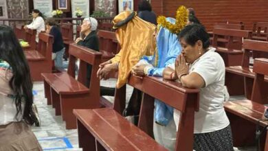 Misa del Gallo en la Iglesia de la Loma de Quito, Riobamba