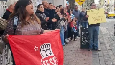 Protestas en Riobamba por 4 niños desaparecidos en Guayaquil