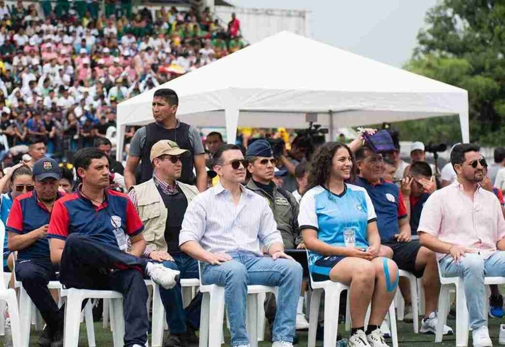 El presidente de la República Daniel Noboa inaugurará los Juegos Estudiantiles en Riobamba, el acto será este 22 de enero.