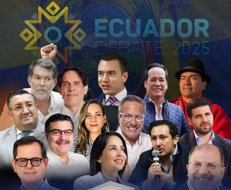 Debate Presidencial Ecuador 2025: síguelo aquí, en vivo.