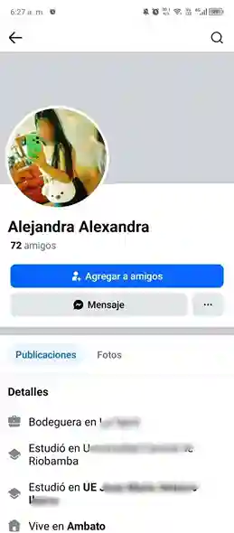 El 'contacto' sacó un poco de información para iniciar el 'negocio' 