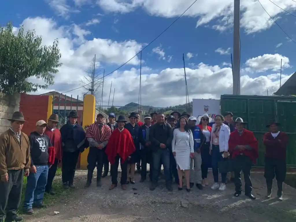 Secretaría de pueblos concreta nuevos proyectos en Chimborazo