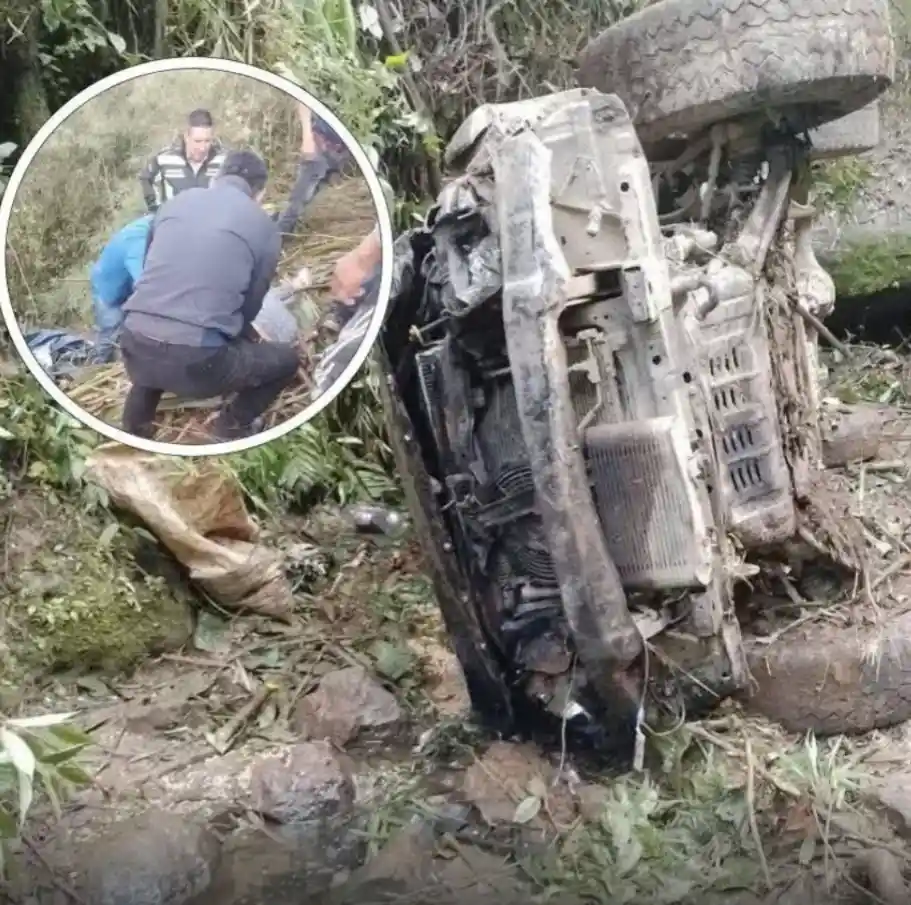 Accidente de tránsito deja un muerto y 9 heridos en Cotopaxi 