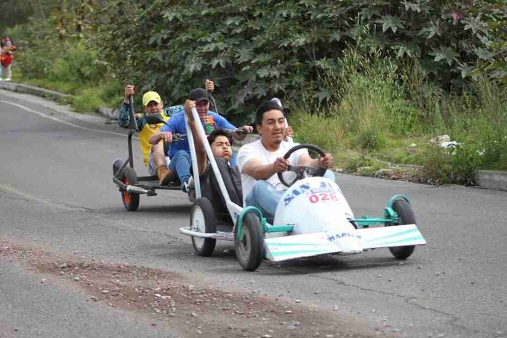 La carrera de burros es un tradicional evento que realizan todos los años en la parroquia San Gerardo - Guano.