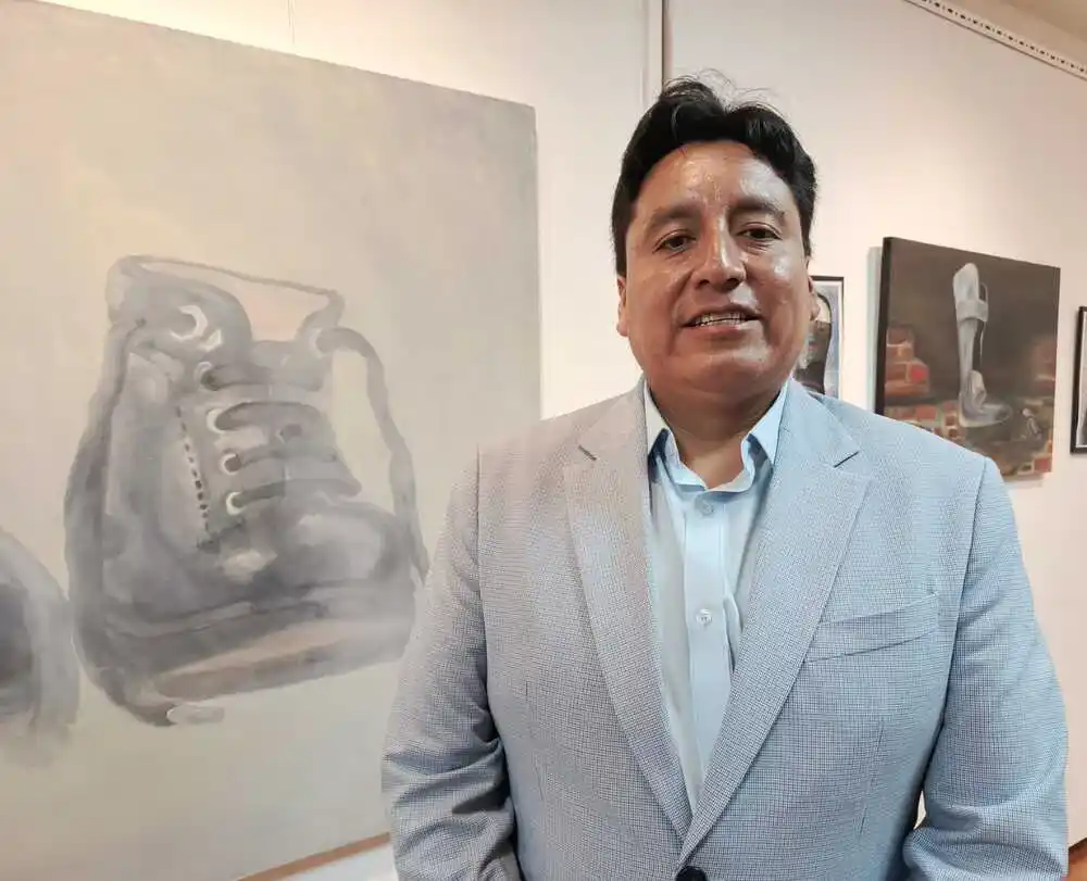 Juan Carlos Guaraca, director de la Casa de la Cultura Núcleo de Chimborazo