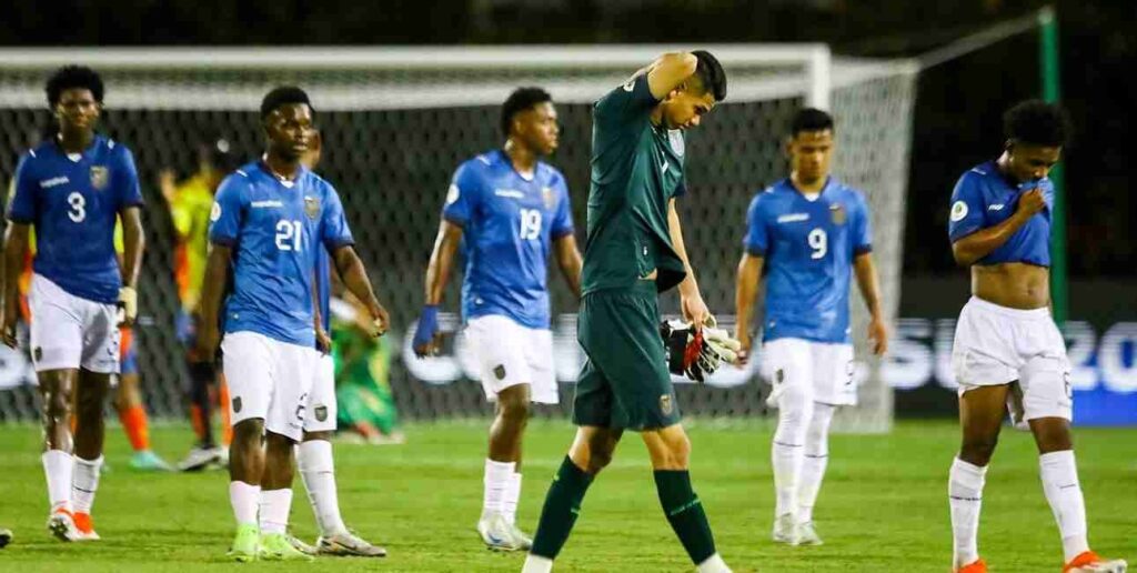 La selección de Ecuador Sub 20 se despidió prematuramente del torneo tras caer ante Brasil y rompió una racha de tres clasificaciones consecutivas al Mundial juvenil.