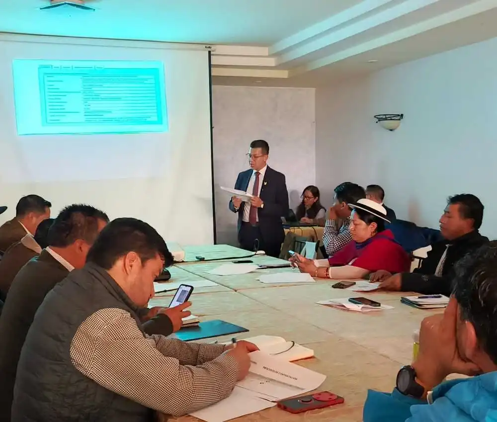 Juntas parroquiales de Municipio Riobamba participan en el Sercop