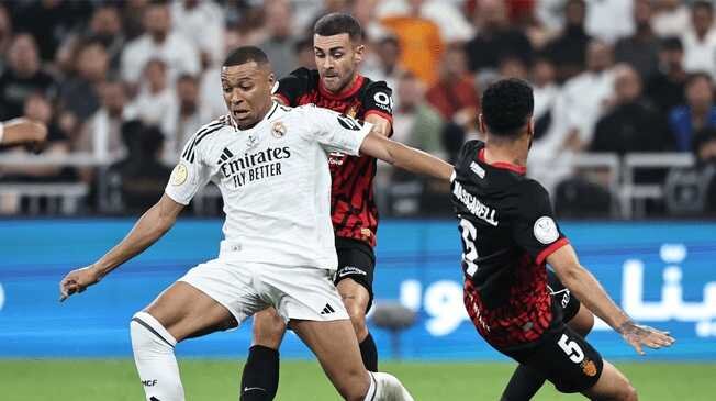 El Real Madrid humilló al Mallorca y disputará el título de Supercopa de España con su tradicional rival el Barcelona.