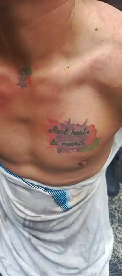 “Real hasta la muerte” tiene tatuado en su corazón