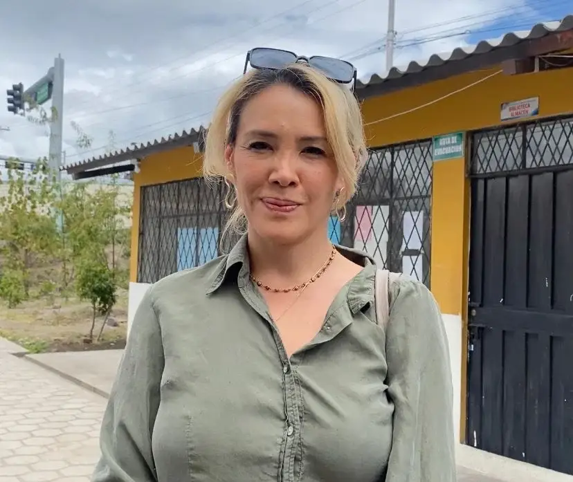 María Gallegos, candidata a la Asamblea.