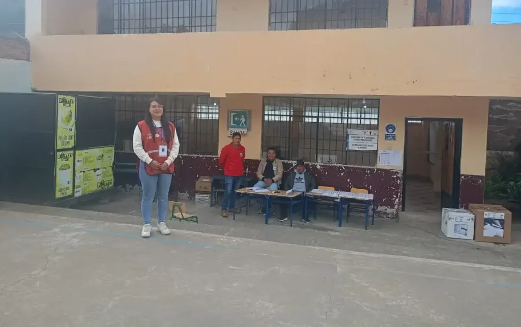 Elecciones 2025: Desarrollo de la jornada electoral en Pungalá.