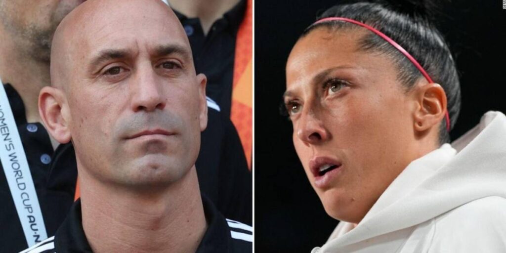 Luis Rubiales fue acusado del delito de agresión sexual en contra de Jenni Hermoso, jugadora española a quien dio un beso.