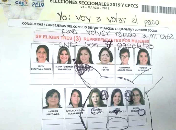 ¿Cuáles serán votos válidos y nulos en las elecciones 2025?