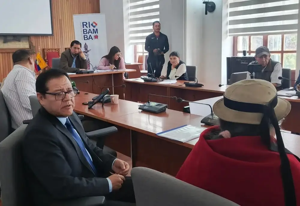 Comisión pide a alcalde de Riobamba paralizar obra en Calpi 