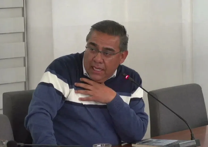 Javier Velasteguí, abogado defensor de los concejales 