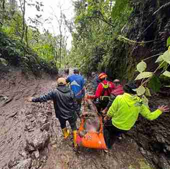 La decidida acción de los 'Héroes de Rojo' de Pallatanga y de los comuneros de Trigoloma permitió el rescate