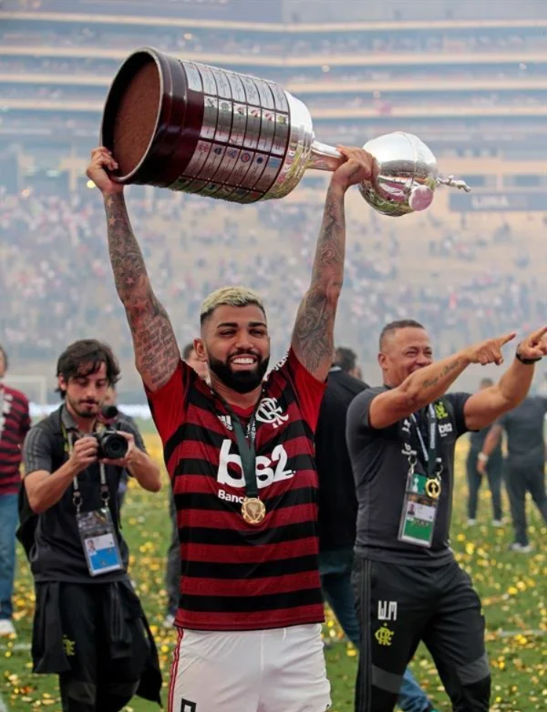 "Gabigol" durante su etapa en el Flamengo.