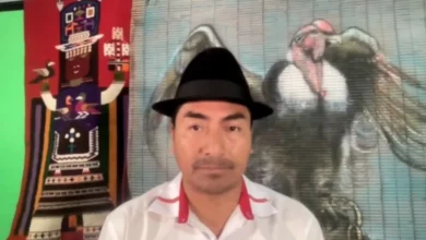 Leonidas Iza participó de la firma de convenio de Pachakutik y RC