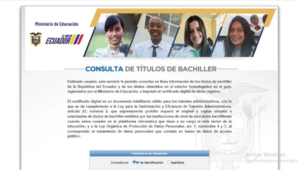 Página de consultas.