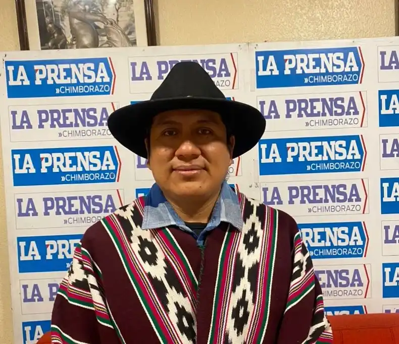 Jesús Morocho, presidente del GAD Parroquial de Cacha.