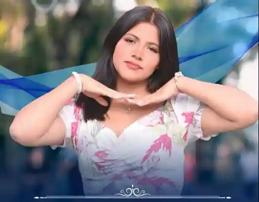 Alisson Paredes, 16 años, candidata a Reina del Barrio Santa Rosa