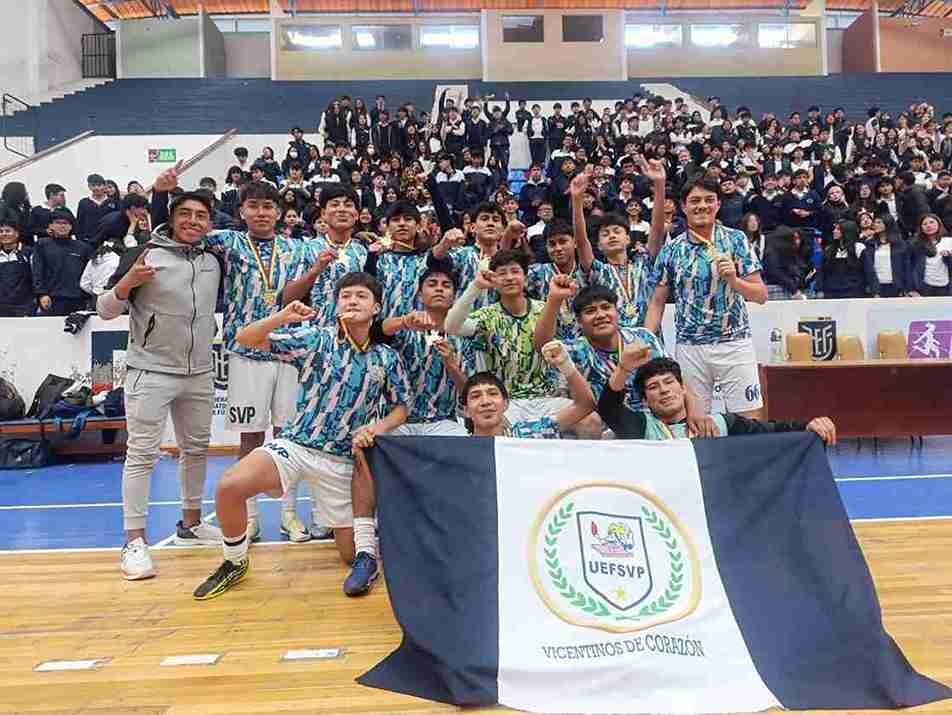 Futsal Estudiantil: San Vicente es campeón en la 1ra categoría