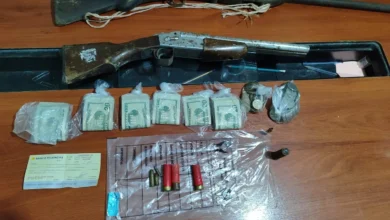 Personas detenidas por portar drogas y armas en Bolivar