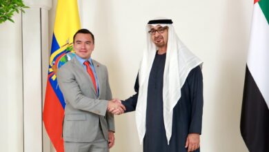 Daniel Noboa visitó a los Emiratos Árabes dentro de su gira