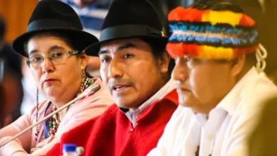 Lourdes Tibán criticó a Leonidas Iza tras firma de convenio con RC