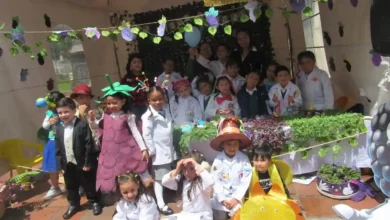 Concurso infantil de la Maceta Escolar en Riobamba