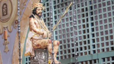 Recorrido de la procesión del Señor del Buen Suceso en Riobamba