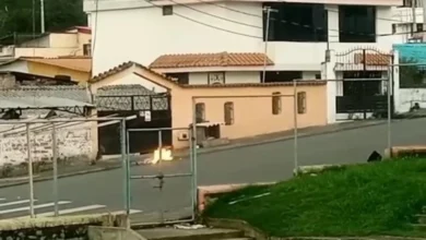 Peligro por cable de alta tensión en Bolívar