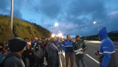 EERSA iluminó tramo de la carretera Riobamba-Ambato