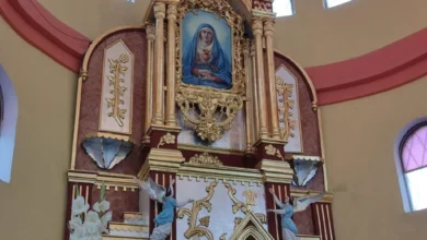 Atahualpa festeja a la Virgen la Dolorosa.